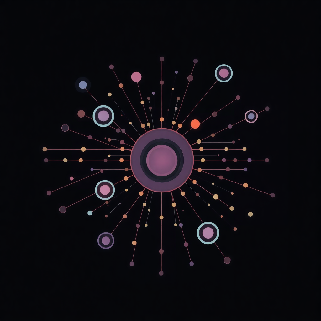 Interconnected elements visual